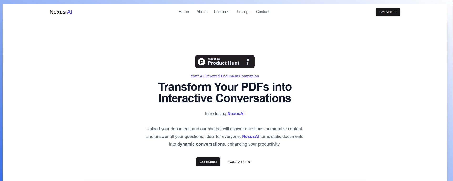 Nexus AI - Chat with your Docs